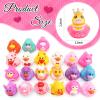 30 Pack Valentines Rubber Ducks-2.3 Inch Bulk Floater Ducks for Ducking Assortment Rubber Duckies for Kids Baby Bath Toys,Birthday Gifts Party Favors Summer Beach Pool Activity Toys view 2