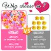 30 Pack Valentines Rubber Ducks-2.3 Inch Bulk Floater Ducks for Ducking Assortment Rubber Duckies for Kids Baby Bath Toys,Birthday Gifts Party Favors Summer Beach Pool Activity Toys view 4