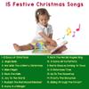 LEARNING BUGS Christmas Songs  Sing Along with 15 Festive Holiday Tunes, Musical Book for Toddlers, 28-Button Music Book, Musical Toys for Toddlers 1-3 view 2