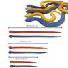3D Printed Animals Snake Toys, 3D Printed Snake Movable Joint ,3D Printed Fidget Toys for Home Office Decor, 3D Printed Animals Toy Adults Fidget Toys (Fluorescent Green, L) view 3