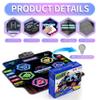 YOZISS Electronic Dance Mat Kids, Dance Mat for Girls and Boys, Non-Slip Portable Dance Pad, 5 Music Game Modes, Bluetooth Dance Mat Birthday Gift for Kids Ages 4-12 view 2