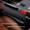 XIXIDODZ Car Side Pocket Organizer for Lexus GS350 2012 2013 2014 2016 2017 2018, Car Storage Pocket Car Pockets Between Seats Gap Car Accessories,Black view 2
