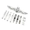 RC Spare Part Compatible with Wltoys 124006 12423 12427 12428 12429 Metal Rear Axle Drive Shaft Shock Absorber Trailing Arms 1/12 RC Car Parts Kit(Silver) view 1