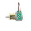 15mm Stepping Gear electronic starter 5V 2 Phase 4 Wire 3mm D Shaft Full Metal Gearbox DIY view 2