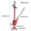 1/10 Scale The Model car Metal Adjustable Lift Jack & Stand for 1/10 RC Crawler Car SCX10 SCX10 II 90046 SCX10 III AXI03007 SCX10 Pro TRX4 TRX6 D90 Gen7/8 VS4-10 MST CFX (Red) view 2