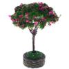 Luxylei 4pcs Miniature Model Trees, Simulated Scale Tree with Base for and Sand Table Decoration Micro Railroad Building Landscape view 3