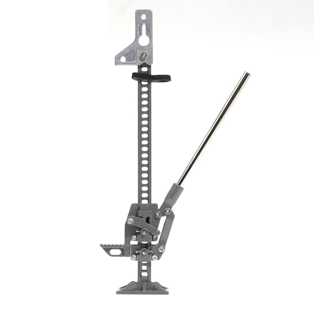 1/10 Scale The Model car Metal Adjustable Lift Jack & Stand for 1/10 RC Crawler Car SCX10 SCX10 II 90046 SCX10 III AXI03007 SCX10 Pro TRX4 TRX6 D90 Gen7/8 VS4-10 MST CFX (Titanium)