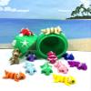 12pcs 3D Printed Articulated Mini Axolotl with Egg, Colorful Fidget Mini Axolotl Figures, Tiny Animal Figures, Birthday Party Decorations MA010-SET-GRSE view 1