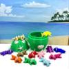 12pcs 3D Printed Articulated Mini Axolotl with Egg, Colorful Fidget Mini Axolotl Figures, Tiny Animal Figures, Birthday Party Decorations MA010-SET-GRSE view 2