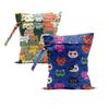 2Pcs Cat Wet Bag 12x10 Inch, Funny Cats Waterproof Reusable Wet Dry Bag, Washable Travel Laundry Bags for Swimsuit Pool Travel Beach Diapers Dirty Yoga Gym Clothes, Cat Gifts for Women Friend Family view 1