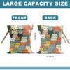 2Pcs Cat Wet Bag 12x10 Inch, Funny Cats Waterproof Reusable Wet Dry Bag, Washable Travel Laundry Bags for Swimsuit Pool Travel Beach Diapers Dirty Yoga Gym Clothes, Cat Gifts for Women Friend Family view 2