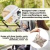 2Pcs Wet Bags, Cat Lover Gifts Wet Dry Bag Reusable for Swimsuit, Travel, Diapers, Beach, Dirty Yoga Gym Clothes, Toiletries, Makeup Bag, Waterproof Butterfly Cat Floral Print Birthday Christmas Gifts view 3