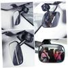 Amosfun Car Rearview Infant Mirror Adjustable Observation Mirror for Back Universal Clip-On Safety Design Wide Angle View for Rear Facing Children view 2