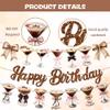 3 Pcs Espresso Martini Party Banner Garland Espresso Martini Glasses Happy Birthday Party Banners for Martinis Birthdays Decorations Coffee Cocktail-Themed Cup Garlands for Bachelorette Party Supplies view 3