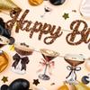 3 Pcs Espresso Martini Party Banner Garland Espresso Martini Glasses Happy Birthday Party Banners for Martinis Birthdays Decorations Coffee Cocktail-Themed Cup Garlands for Bachelorette Party Supplies view 4
