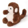 ABEARCAR Cute Monkey Stuffed Animal Plush Soft Monkey Stuffed Animals Plushies Toy Christmas Valentine's Day Birthday Gift for Kids Children Girls Boys 6" view 2