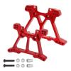 RC Upgrade Parts for Traxxas for Slash 4x4 4WD 6838 6839 1/10 RC Car Replacement Aluminum Metal Front & Rear Shock Tower Set Upgrade Parts(Red) view 4