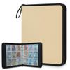 Kuquteed Wheat Trading Card Binder 9 Pocket 900 Cards Holder Collector Album with 50 Removable Sleeves Gifts for Boys Girls Sports Game Cards view 1