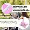2Pcs Wet Bags, Wet Dry Bag Reusable for Swimsuit, Travel, Diapers, Beach, Dirty Yoga Gym Clothes, Toiletries, Makeup Bag, Waterproof Pink Bow Strawberry Print Birthday Christmas Gifts view 3