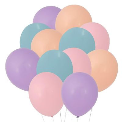 10" Pastel Color Latex Balloons, 24-Pc Pastel Balloon Assortment for Baby Showers, Birthdays & Events