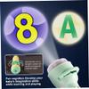 XJKLBYQ Toddler Flashlight, 80 Pattern Slides & 10 Projection Cards Kids Story Projector for Story Bedtime, Birthdays Gifts for Kids, Green, Flashlight Projector for view 3