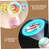 XJKLBYQ Toddler Flashlight, 80 Pattern Slides & 10 Projection Cards Kids Story Projector for Story Bedtime, Birthdays Gifts for Kids, Green, Flashlight Projector for view 4