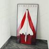 10318 Concorde Airbus Airplane Building Blocks On Wall Display Photo Frame Backdrop view 1