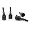 RC Car Differential Cup for HSP 02033 for Redcat for Volcano EPX Pro 1/10 RC Car Monster Truck 94103 94107 94111 4 PCS Steel Stub Wheel Axle Parts(Black) view 4