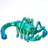 3D Printed Scorpion Model,Flexible Realistic Articulated Animal Fidget Toys,Mystery Figurines Gifts for Easter,Executive Desk Funny Dcor and Festival Collectible,Easter Basket Stuffers (GB) view 1