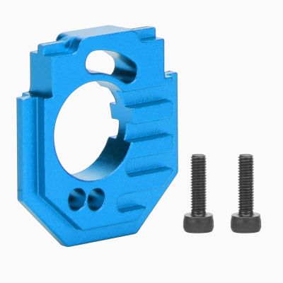 daitoku Aluminum Adjustable RC Motor Mount Set Motor Heatsink Mount for ARRMA 1/18 Granite Typhon Mojave Grom 1/14 Mojave Grom Mega 380 - Blue