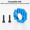daitoku Aluminum Adjustable RC Motor Mount Set Motor Heatsink Mount for ARRMA 1/18 Granite Typhon Mojave Grom 1/14 Mojave Grom Mega 380 - Blue view 3
