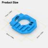 daitoku Aluminum Adjustable RC Motor Mount Set Motor Heatsink Mount for ARRMA 1/18 Granite Typhon Mojave Grom 1/14 Mojave Grom Mega 380 - Blue view 4
