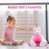 WENMOTDY Ballerina Unicorn Stuffed Animal Cute Plush Unicorn in Tutu Skirt Birthday Dance Recital Gifts for Girls Kids 21White view 3