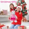 WENMOTDY Ballerina Unicorn Stuffed Animal Cute Plush Unicorn in Tutu Skirt Birthday Dance Recital Gifts for Girls Kids 21White view 4