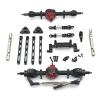 DAIKONRICH RC Car Parts Metal Upgrade Front and Rear Assemblies Set Fit for MN1/12 MN168 for MN82 LC79 MN78 Remote Control Car Accessories(Black) view 1