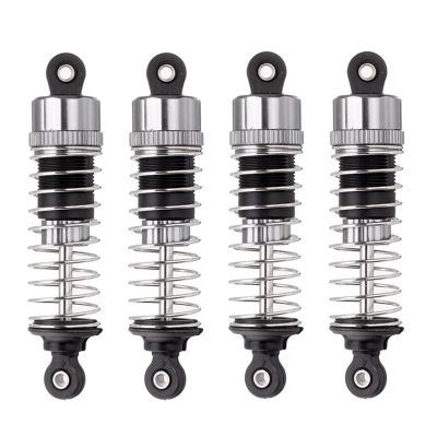 DAIKONRICH 4Pcs Oil Metal Shock Absorber Damper for HBX 16889 16889A 16890 16890A SG1601 SG1602 1/16 RC Car Upgrade Parts