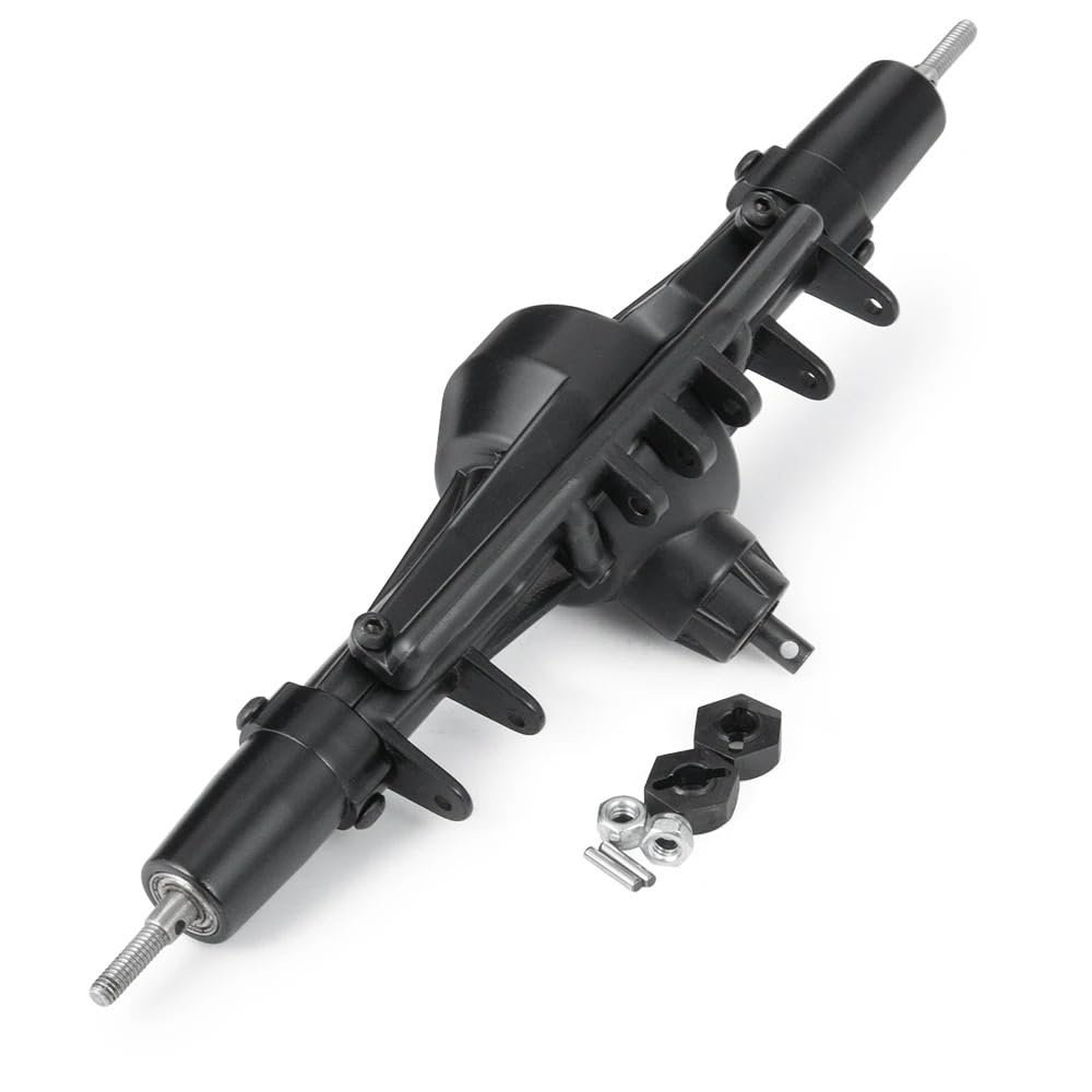 Complete Metal Front/Middle/Rear 6x6 Straight Axle for Axial SCX10 AX90021 1/10 RC Crawler Car Model Upgrade Parts(Rear)