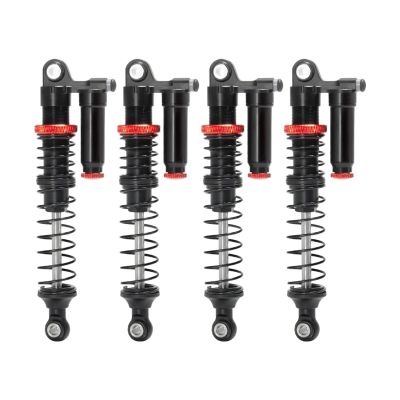90mm/100mm/110mm/120mm Metal Aluminum Piggyback Shock Absorber for 1/10 RC Crawler Truck Axial SCX10 90046 RC Car Parts(90mm 4 pcs)
