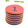Homoyoyo Colorful 4-Inch Number Carpet Markers 36pcs Positioning Stickers for Game Training and Classroom Activities view 2