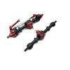 DAIKONRICH for MN78 MN82 Metal Front and Rear Axle with 3mm to 4mm Shaft Sleeve 1/12 RC Car Upgrade Parts Accessor(Black Suit) view 1