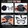 11pcs Gothic Birthday Party Decorations Banner Skull Black Bow Birthday Banner Decorations Hanging Swirls for Death wo My Twenties Rip to My 20s Emo Spooky Halloween Goth Birth day Party Supplies view 4