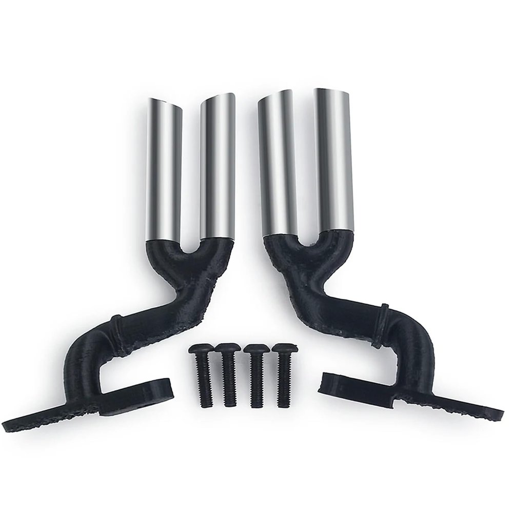 Metal+Plastic Exhaust Pipe Tail Throat for Axial SCX10 III AXI03006 1/10 RC Crawler Car Truck Model Parts