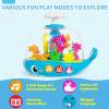 Baby Toys 6-12 Months, Musical Aquarium Infant Toys for 7 8 9 10 11 Months, Early Learning Educational Toy with Sound, Press Glow Spin for Cause and Effect, Christmas Birthday Gifts for Boy Girl view 2