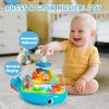 Baby Toys 6-12 Months, Musical Aquarium Infant Toys for 7 8 9 10 11 Months, Early Learning Educational Toy with Sound, Press Glow Spin for Cause and Effect, Christmas Birthday Gifts for Boy Girl view 3