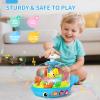 Baby Toys 6-12 Months, Musical Aquarium Infant Toys for 7 8 9 10 11 Months, Early Learning Educational Toy with Sound, Press Glow Spin for Cause and Effect, Christmas Birthday Gifts for Boy Girl view 4