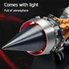 1/25 Simulation Aircraft Turbojet Engine Rotatable Model 11in/28cm,Adjustable Speed Tr900 Turbofan Aircraft Turbojet Model Engine with Light,Aero Metal Mechanical Science Education Assembling Toy (D1) view 4