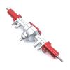 DAIKONRICH Metal Upgraded Front and Rear Axles, Differential Assembly for MN MN128 MN86 G500 RC car Parts(Light Grey) view 1
