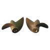2-Blade Copper Core Propeller Set for Model Ships 4 Sizes w/M3 Shaft, Left&Right Hand(D42*P29.5mm) view 1