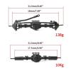 2Pcs Front and Rear Differential Axle for Axial SCX10 II 90046 90047 1/10 RC Crawler Car Upgrade Parts Accessories view 3