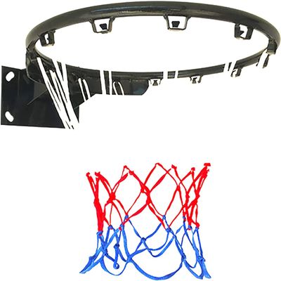 BABYCE Kids Basketball Hoop Rim,Suitable for Indoor and Outdoor Sports and Fitness, 35cm Diameter Solid Basketball Stand, with 2 Basketball Nets